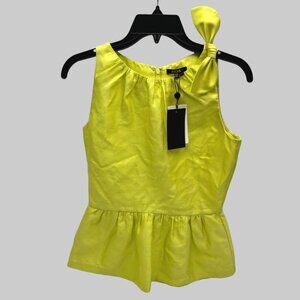 NWT Raoul Women's Silk Blend Bita Bow Top - Size 2